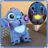 Kawaii Stitch Plush Doll – Musical Light-Up Baby Toy with Soothing Sounds