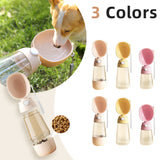 Portable Cat & Dog Water Bottle And Food Dispenser For Outdoor